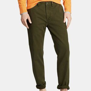 Polo Ralph Lauren Olive Bedford Stretch Chino Flat